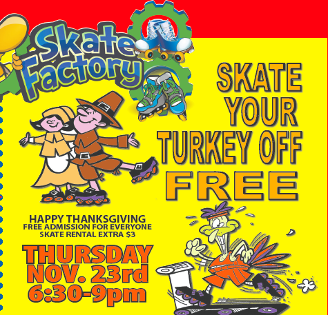 Free Thanksgiving Eve Skate